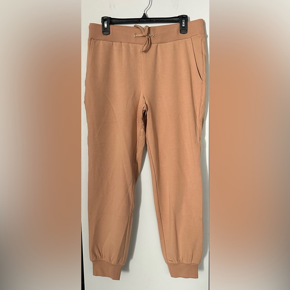 The Drop Women's Grace Supersoft Stretch Rib Cuff Jogger, Praline, Medium NWT - Picture 1 of 4